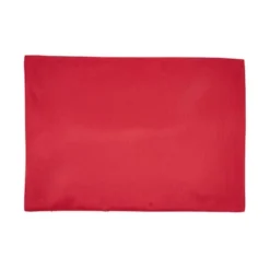 Saro Lifestyle Merry Mistletoe Placemat (Set Of 4), 13"x19", Red