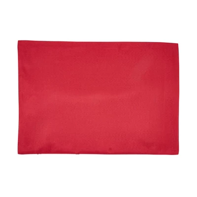 Saro Lifestyle Merry Mistletoe Placemat (Set Of 4), 13"x19", Red 3 Saro Lifestyle Merry Mistletoe Placemat (Set Of 4), 13"x19", Red