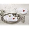Saro Lifestyle Hemstitched [Santa] Napkin, 20" Square, White (Set Of 4) -Saro Lifestyle GUEST 06038d3e c0a5 4903 ae16 d006f6875d0f