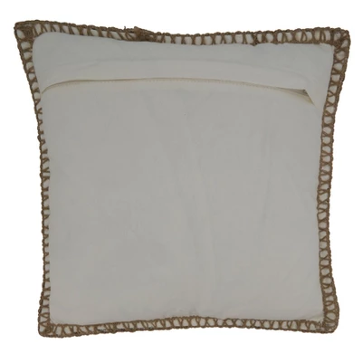 Saro Lifestyle Striped Whipstitch Decorative Pillow Cover 3 Saro Lifestyle Striped Whipstitch Decorative Pillow Cover