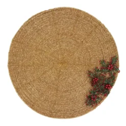 Saro Lifestyle Nature's Bloom Beaded Flower Placemat (Set Of 4) 10 Saro Lifestyle Nature's Bloom Beaded Flower Placemat (Set Of 4) -Saro Lifestyle GUEST 0aed250c b638 4492 a506 548b99494a15