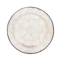 Saro Lifestyle Polished Capiz Charger Plate (Set Of 4)