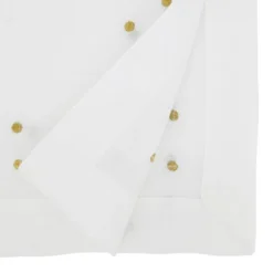 Saro Lifestyle Charming Polka Dot Table Runner With Classic Design