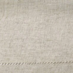 (Set Of 12) 14"x20" Toscana Placemat Natural - Saro Lifestyle: Machine Washable, Polyester Blend, Rectangular Shape