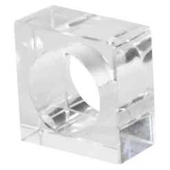 4pk Icicle Inspired Crystal Glass Napkin Rings: K9 High Clarity Lightweight - Saro Lifestyle -Saro Lifestyle GUEST 12751690 2320 4a19 a5d9 29c8f8cbe2c4