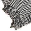 Black Houndstooth Throw (50"X60") -Saro Lifestyle GUEST 1928fd71 0c46 4a43 8f34 38f7f84c1e57