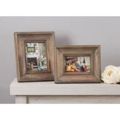 Saro Lifestyle Photo Frame With Distressed Wood Design -Saro Lifestyle GUEST 1bd7d52b c717 439a 9da7 6e21b39aa7c6