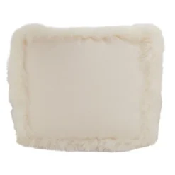 Saro Lifestyle Luxurious Linen Pouf With Soft Lamb Fur Trim 8 Saro Lifestyle Luxurious Linen Pouf With Soft Lamb Fur Trim -Saro Lifestyle GUEST 1bed2016 25d2 4227 8e49 dac154fa9bca