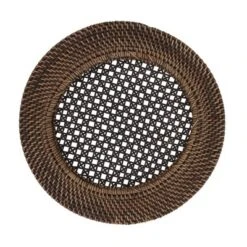 Saro Lifestyle Handmade Rattan Charger (Set Of 4)
