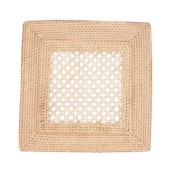 Saro Lifestyle Handcrafted Rustic Charger Plate (Set Of 4)