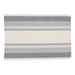 Saro Lifestyle Ribbed Stripe Table Placemats