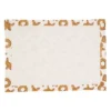 Saro Lifestyle Gingerbread Design Placemats (Set Of 4), Brown, 14"x20" -Saro Lifestyle GUEST 21d4d0be e6ab 414e b3f7 cc3b81d4c4d0