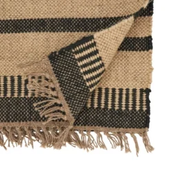 Saro Lifestyle Desert Dreamscapes Kilim Table Runner, 16"x72", Multicolored