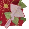 Saro Lifestyle Poinsettia Table Runner, 16"x70", Red 2 Saro Lifestyle Poinsettia Table Runner, 16"x70", Red -Saro Lifestyle GUEST 253764da 6a31 49f1 8df6 6523781114dc
