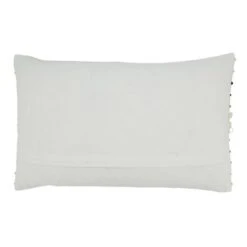 Twisted Cord Throw Pillow Cover Ivory/Brown - Saro Lifestyle