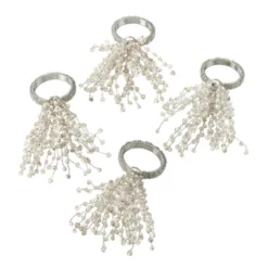 Saro Lifestyle Beaded Burst Spray Napkin Ring (Set Of 4) -Saro Lifestyle GUEST 26332a0a f062 40a8 aac3 3792ac845cc5