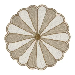 Saro Lifestyle Elegant Beaded Pinwheel Placemat (Set Of 4) -Saro Lifestyle GUEST 26716a30 efa0 477e bb4a 32fa1ca9fa2f