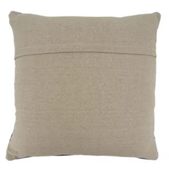 Saro Lifestyle Eye Embroidered Decorative Pillow Cover, Black, 20"