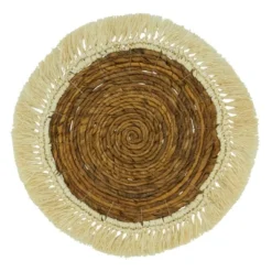 Saro Lifestyle Table Mats With Raffia Abaca Design (Set Of 4), Brown 9 Saro Lifestyle Table Mats With Raffia Abaca Design (Set Of 4), Brown -Saro Lifestyle GUEST 28d586bc d0a6 4238 b3e7 1f35f8dd4a88
