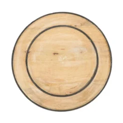 Saro Lifestyle Wooden Charger, 13" Ø Round, Natural (Set Of 4) -Saro Lifestyle GUEST 29bb2582 17a0 47c9 8f2e 9105af10e12a