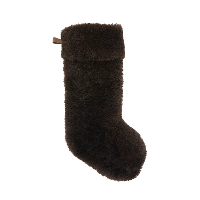 Saro Lifestyle Cozy Delight Lamb Fur Stocking 7 Saro Lifestyle Cozy Delight Lamb Fur Stocking - Image 5