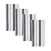 Saro Lifestyle Modern Striped Napkin (Set Of 4), 20"x20", Blue -Saro Lifestyle GUEST 2e12ae38 57ae 4370 b2e7 a73319d81755