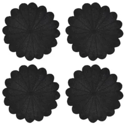 Saro Lifestyle Flower Design Beaded Placemat (Set Of 4) -Saro Lifestyle GUEST 2e14c938 fa3e 4e0f be77 99084f42a1d4