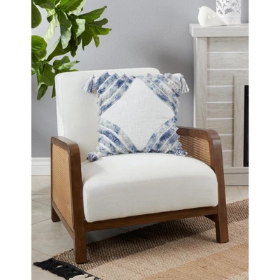 Saro Lifestyle Saro Lifestyle Tufted Diamond Dual-Tone Pillow Cover 4 Saro Lifestyle Saro Lifestyle Tufted Diamond Dual-Tone Pillow Cover - Image 2