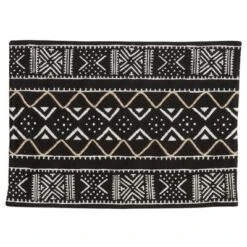 Saro Lifestyle Mud Cloth Design Placemats -Saro Lifestyle GUEST 3096a747 0403 440a 9d9e 1dd1765c8dbc