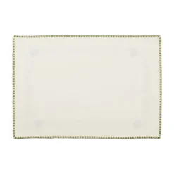 Saro Lifestyle Holly Placemat (Set Of 4), 13"x19", Green