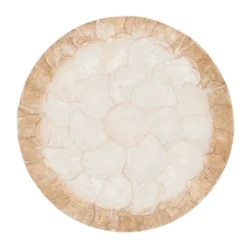 Saro Lifestyle Capiz Glow Placemat (Set Of 4) -Saro Lifestyle GUEST 342eea84 9af4 4a48 ab51 637bb3036913