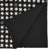 Saro Lifestyle Table Runner With Embroidered Crosses Design, 16"x72", Black -Saro Lifestyle GUEST 356591c4 62c9 432d 86e9 6333c4062c69