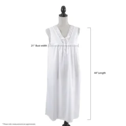 Saro Lifestyle Long Nightgown With Embroidered Design -Saro Lifestyle GUEST 361cf651 9498 40fa af9f 647b509897ca