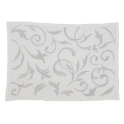 Saro Lifestyle Leafy Beauty Embroidered Placemat (Set Of 4) 11 Saro Lifestyle Leafy Beauty Embroidered Placemat (Set Of 4) -Saro Lifestyle GUEST 3665db81 a6b4 4884 aa03 c91efc788d8d