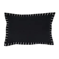 12"x20" Oversize Minimalist Chic Chunky Whip Stitch Lumbar Throw Pillow Cover - Saro Lifestyle -Saro Lifestyle GUEST 3a402ab1 a271 47f6 982d d59e0912531a