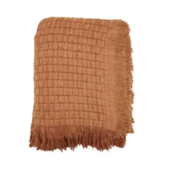 Saro Lifestyle Warm Waffle Weave Throw -Saro Lifestyle GUEST 3b650988 04b3 4c97 8981 81e394604ed6