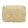 Saro Lifestyle Tufted Pouf With Foil Print Design -Saro Lifestyle GUEST 3ccfe966 d520 498d be09 21c53c4587d3