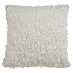 18"x18" Faux Lamb Fur Square Pillow Cover - Saro Lifestyle 8 18"x18" Faux Lamb Fur Square Pillow Cover - Saro Lifestyle -Saro Lifestyle GUEST 3ed3a0bd bae1 42b7 978c 80f0dcfd00f0