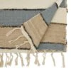 Saro Lifestyle Boho Chic Fringed Stripe Table Runner, Blue, 16"x72" 1 Saro Lifestyle Boho Chic Fringed Stripe Table Runner, Blue, 16"x72" -Saro Lifestyle GUEST 3f31fc1c 8319 4095 94ae e11224342a3c