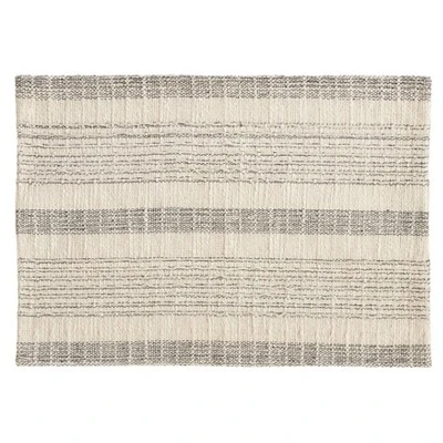 Saro Lifestyle Striped Woven Cotton Table Mats 4 Saro Lifestyle Striped Woven Cotton Table Mats - Image 2