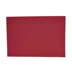 Saro Lifestyle Refined Stitched Plaid Placemat (Set Of 4), 13"x19", Red