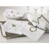 Saro Lifestyle Hemstitched Holiday Santa Napkin, White, 20"x20" (Set Of 4 Pcs)
