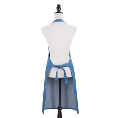 Saro Lifestyle Cotton Denim Apron 3 Saro Lifestyle Cotton Denim Apron