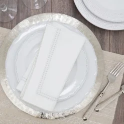 Saro Lifestyle Cotton Table Napkins With Embroidered Borders (Set Of 4) -Saro Lifestyle GUEST 44aea49b dd5f 4804 81d4 d535caa4f012