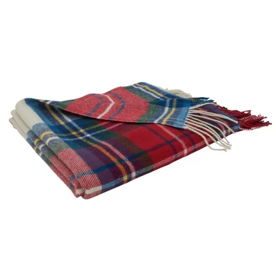 50"x60" Casual Plaid Design Throw Blanket - Saro Lifestyle 4 50"x60" Casual Plaid Design Throw Blanket - Saro Lifestyle - Image 2