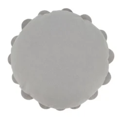 Flower Design Round Throw Pillow - Saro Lifestyle -Saro Lifestyle GUEST 4b23f31c 15aa 41ac 92b8 c2cdadbd4ffb