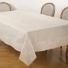 Saro Lifestyle Embroidered Swirl Natural Linen Blend Tablecloth 2 Saro Lifestyle Embroidered Swirl Natural Linen Blend Tablecloth -Saro Lifestyle GUEST 4b92e655 a404 4eb6 a727 4176f779e0d2
