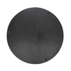 Saro Lifestyle Artisan Wood And Resin Charger Plate (Set Of 4), 13"x13", Black