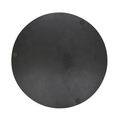 Saro Lifestyle Artisan Wood And Resin Charger Plate (Set Of 4), 13"x13", Black 3 Saro Lifestyle Artisan Wood And Resin Charger Plate (Set Of 4), 13"x13", Black