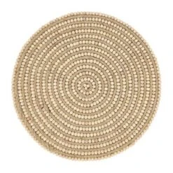 Saro Lifestyle Beaded Spiral Swirl Placemat (Set Of 4) -Saro Lifestyle GUEST 4dfdf0f2 528c 47d8 8f78 fdc83fb4b6d3